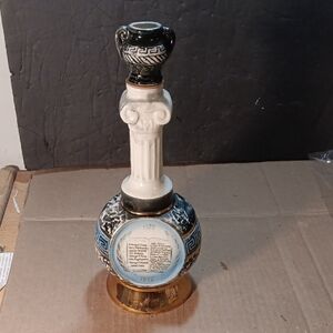 Jim Beam Drcanter "ORDER OF AHEPA" Vintage Empty.